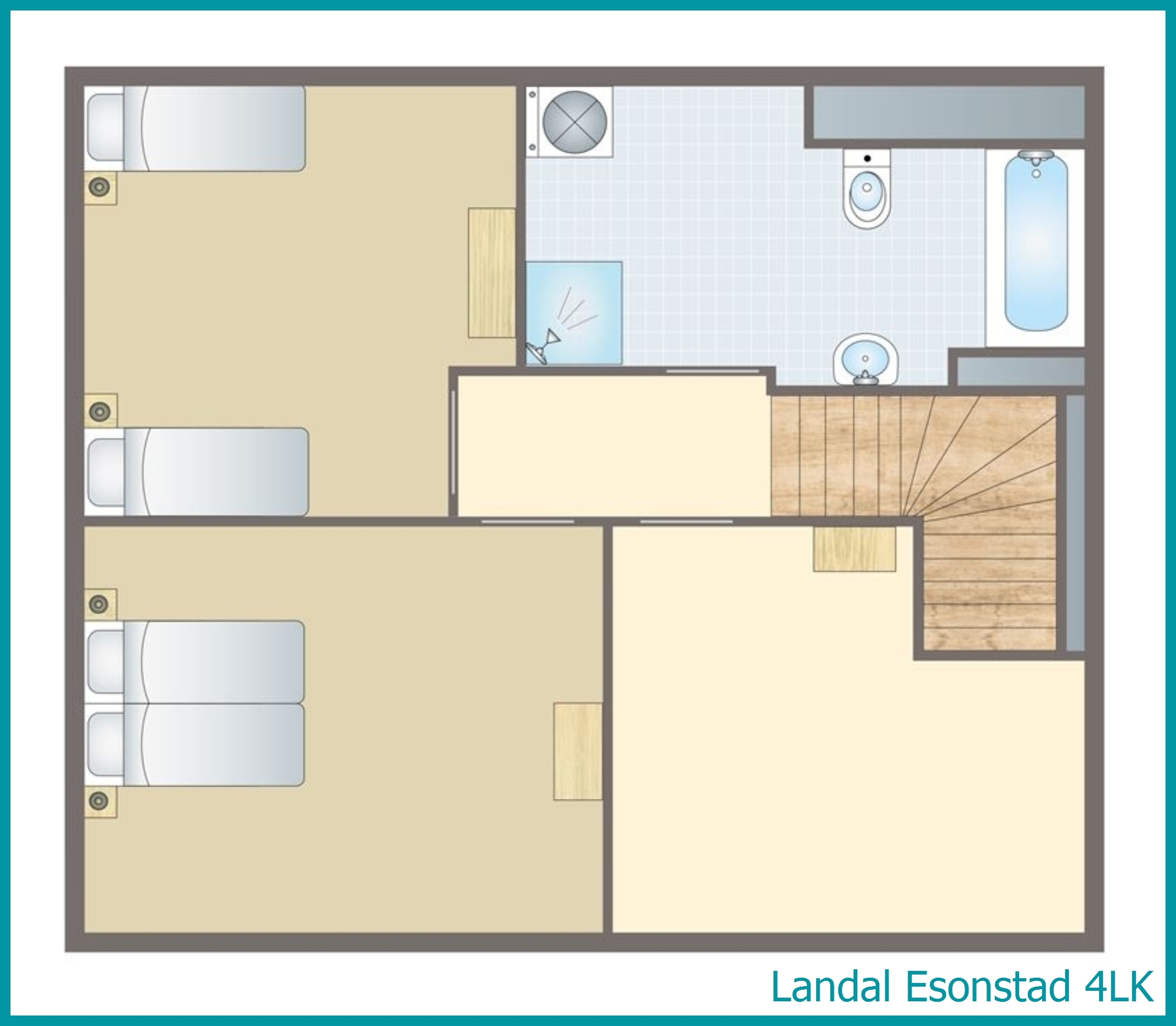 4-Personen-Kinder-Ferienhaus 4LK in Esonstad