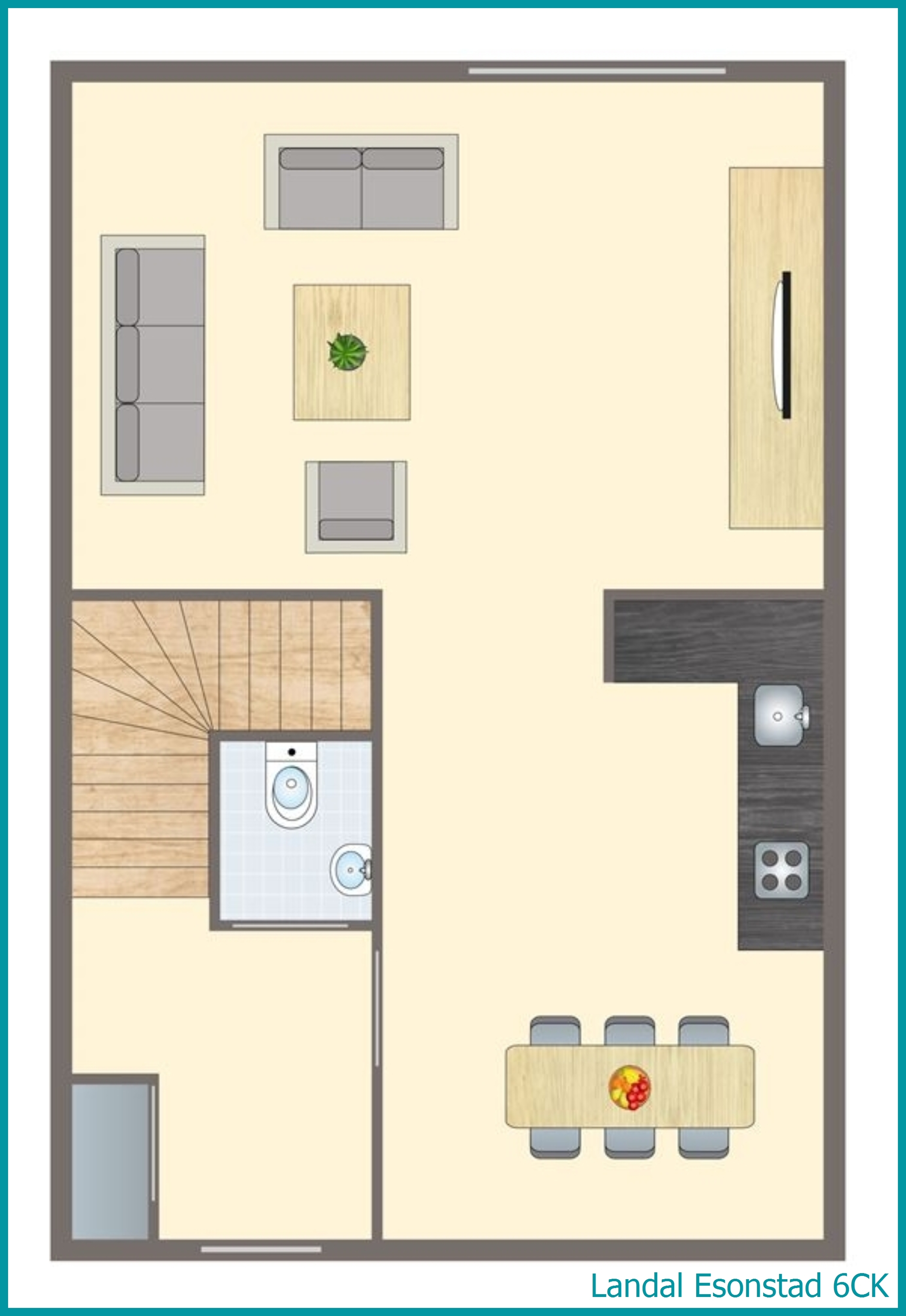 6-Personen-Kinder-Ferienhaus 6CK in Esonstad