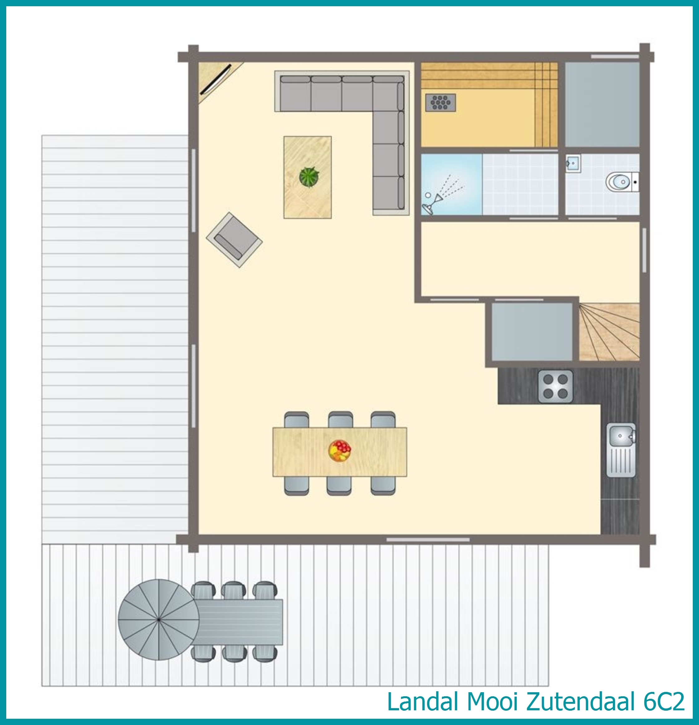 6-Personen-Ferienhaus 6C2 in Mooi Zutendaal