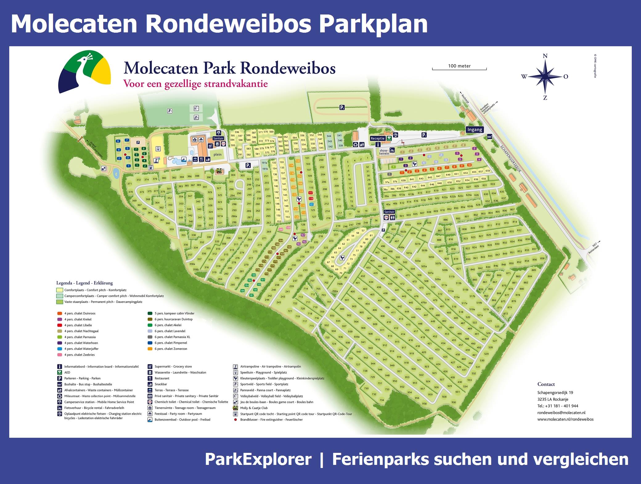 Karte und Lageplan Molecaten Rondeweibos
