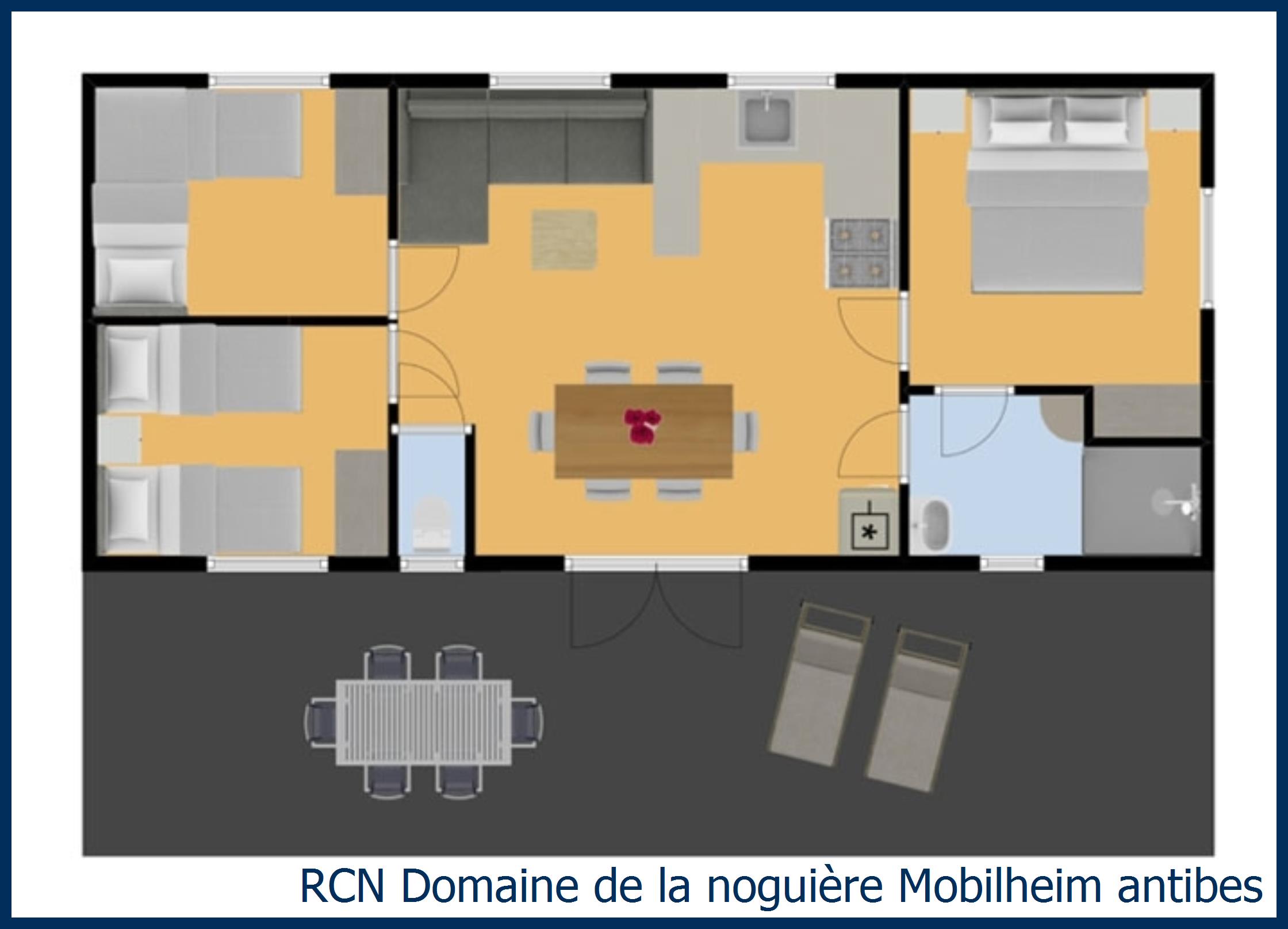 Mobilheim Acacia Mobilheim antibes in Domaine de la Noguière