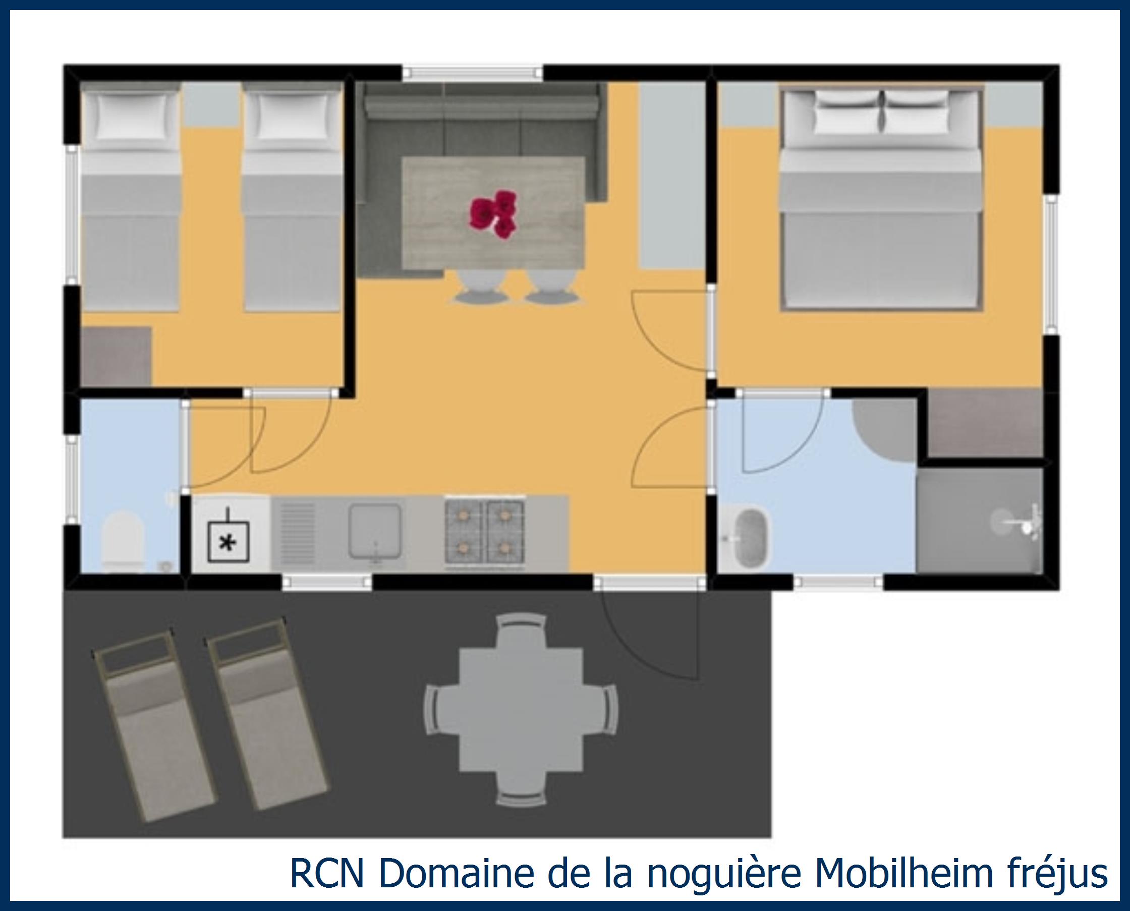 Mobilheim Acacia Mobilheim fréjus in Domaine de la Noguière