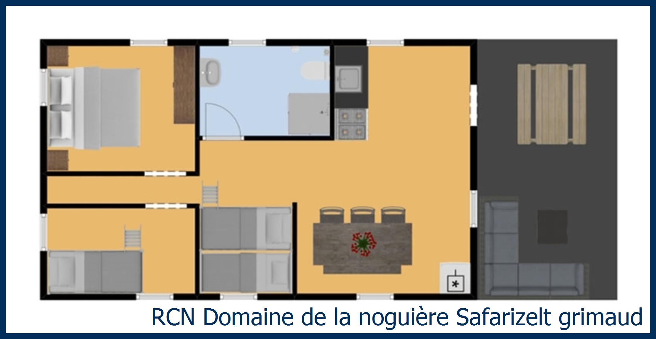 Safarizelt grimaud in Domaine de la Noguière