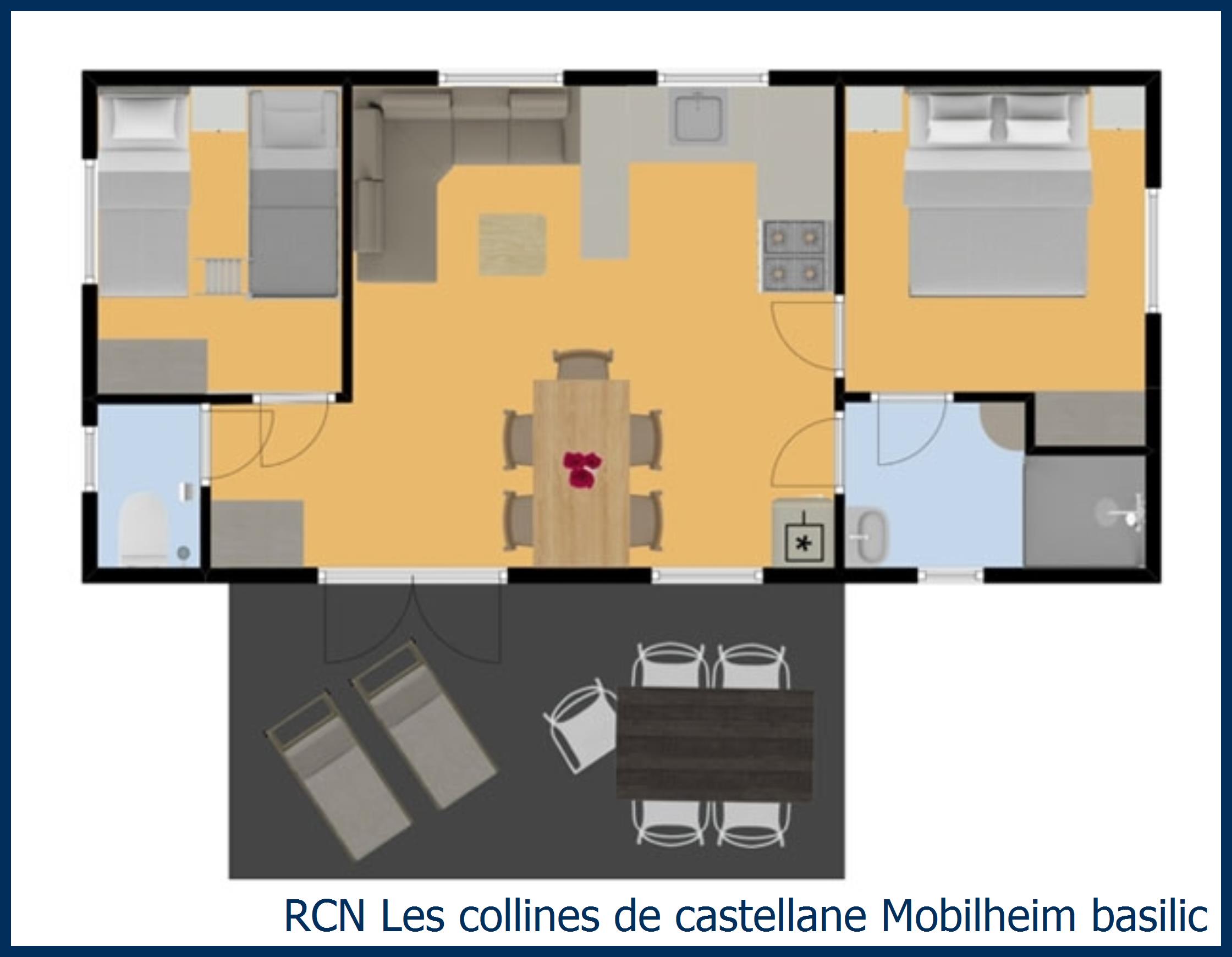 Mobilheim Acacia Mobilheim basilic in Les Collines de Castellane