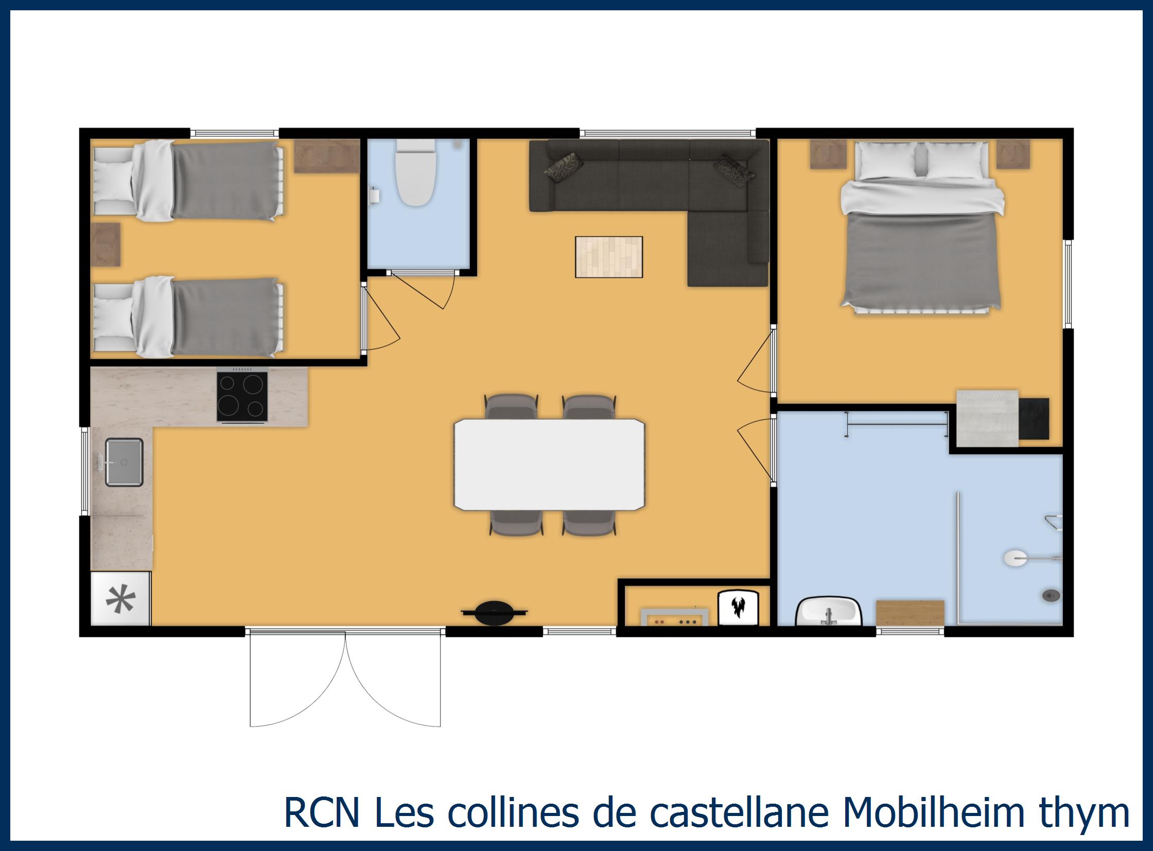 Mobilheim Acacia Mobilheim thym in Les Collines de Castellane