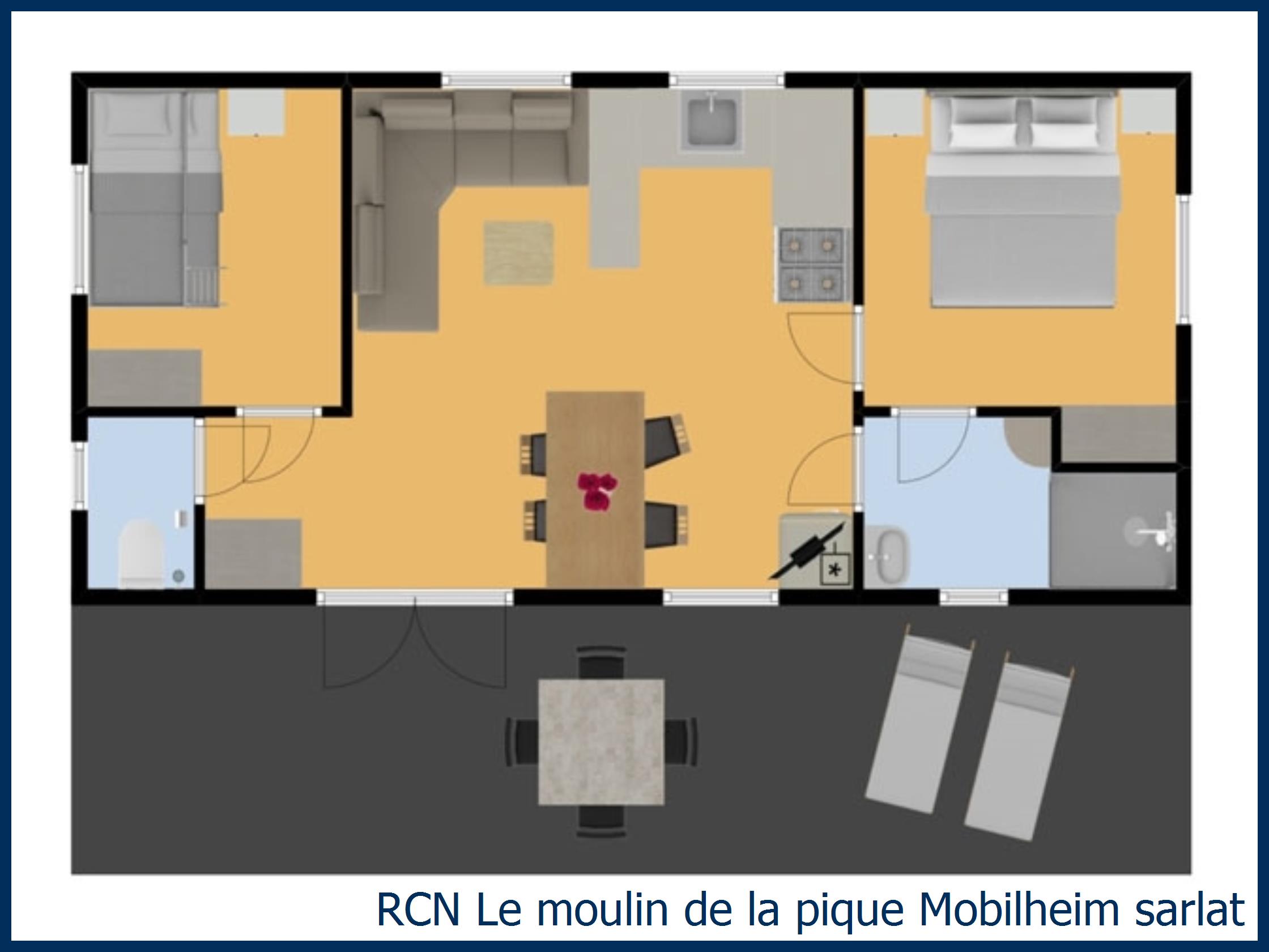 Mobilheim Acacia Mobilheim sarlat in Le Moulin de la Pique