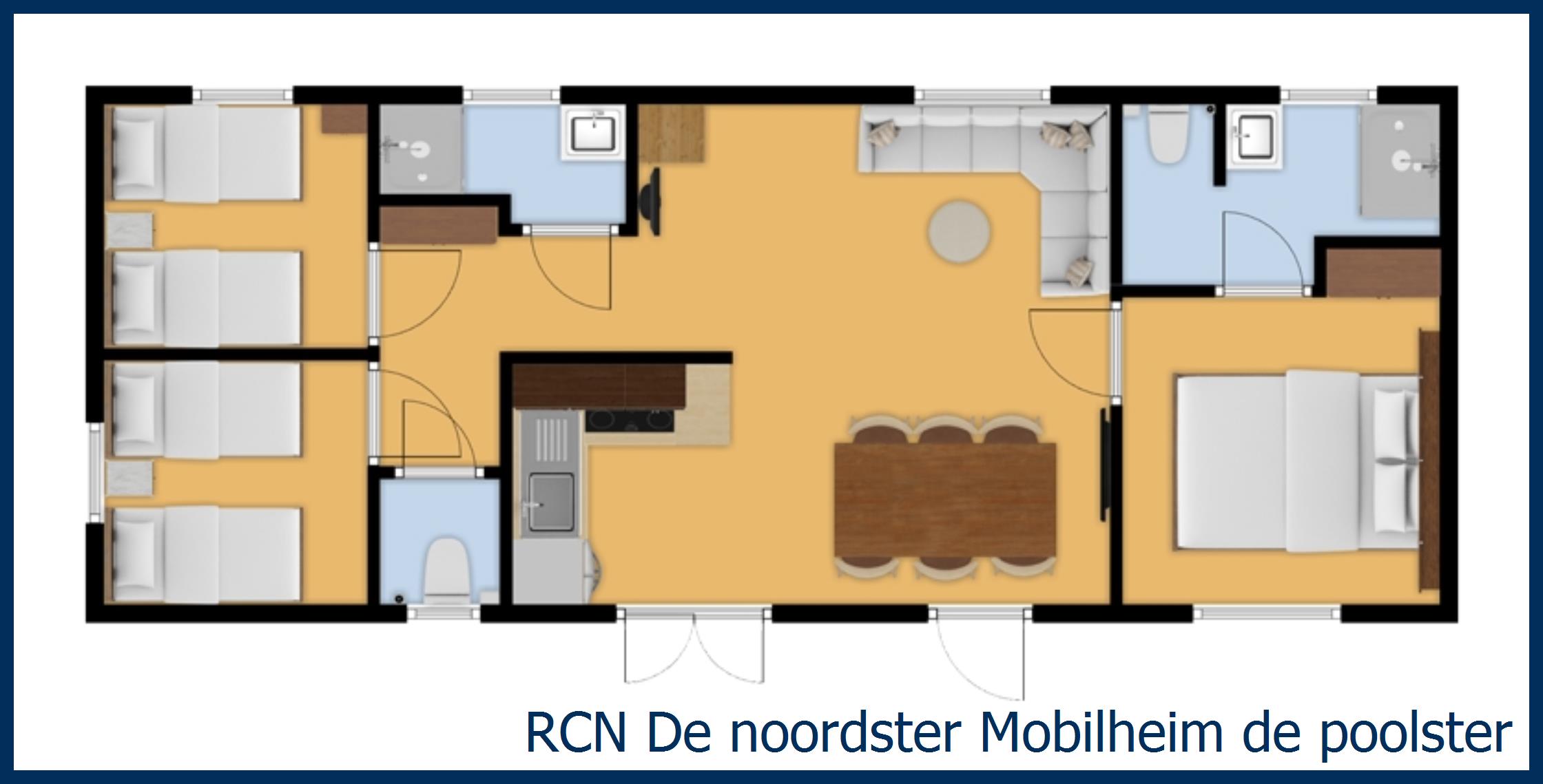 Mobilheim Acacia Mobilheim de poolster in De Noordster