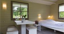 Blockhütte Camping- de bosuil in RCN De Roggeberg