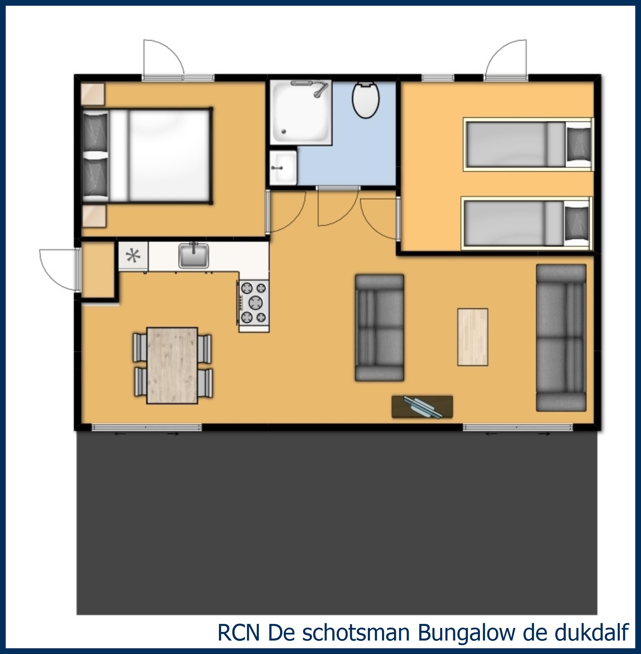 Ferienhaus de Dukdalf in De Schotsman