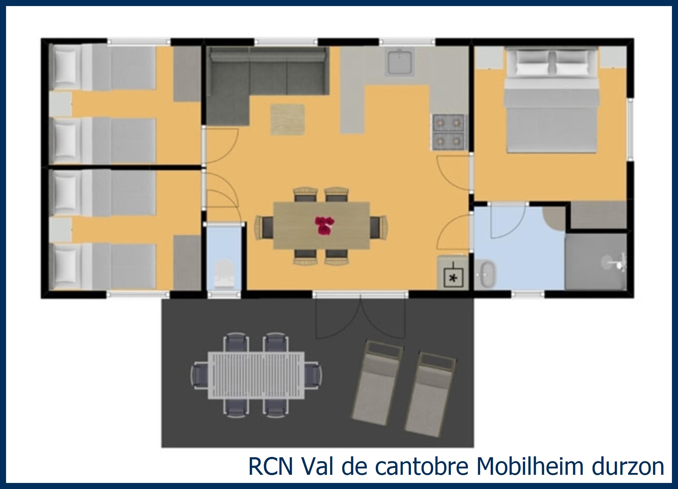 Mobilheim Acacia Mobilheim durzon in Val de Cantobre