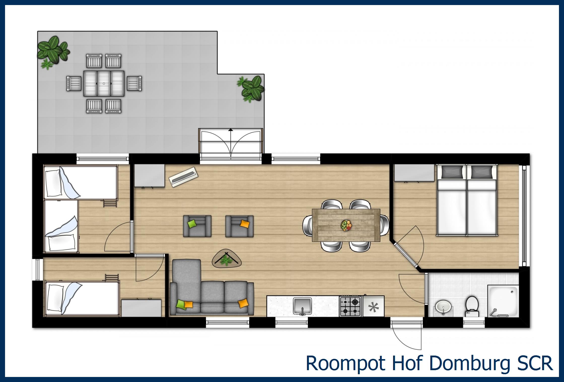 Chalet SCR in Hof Domburg