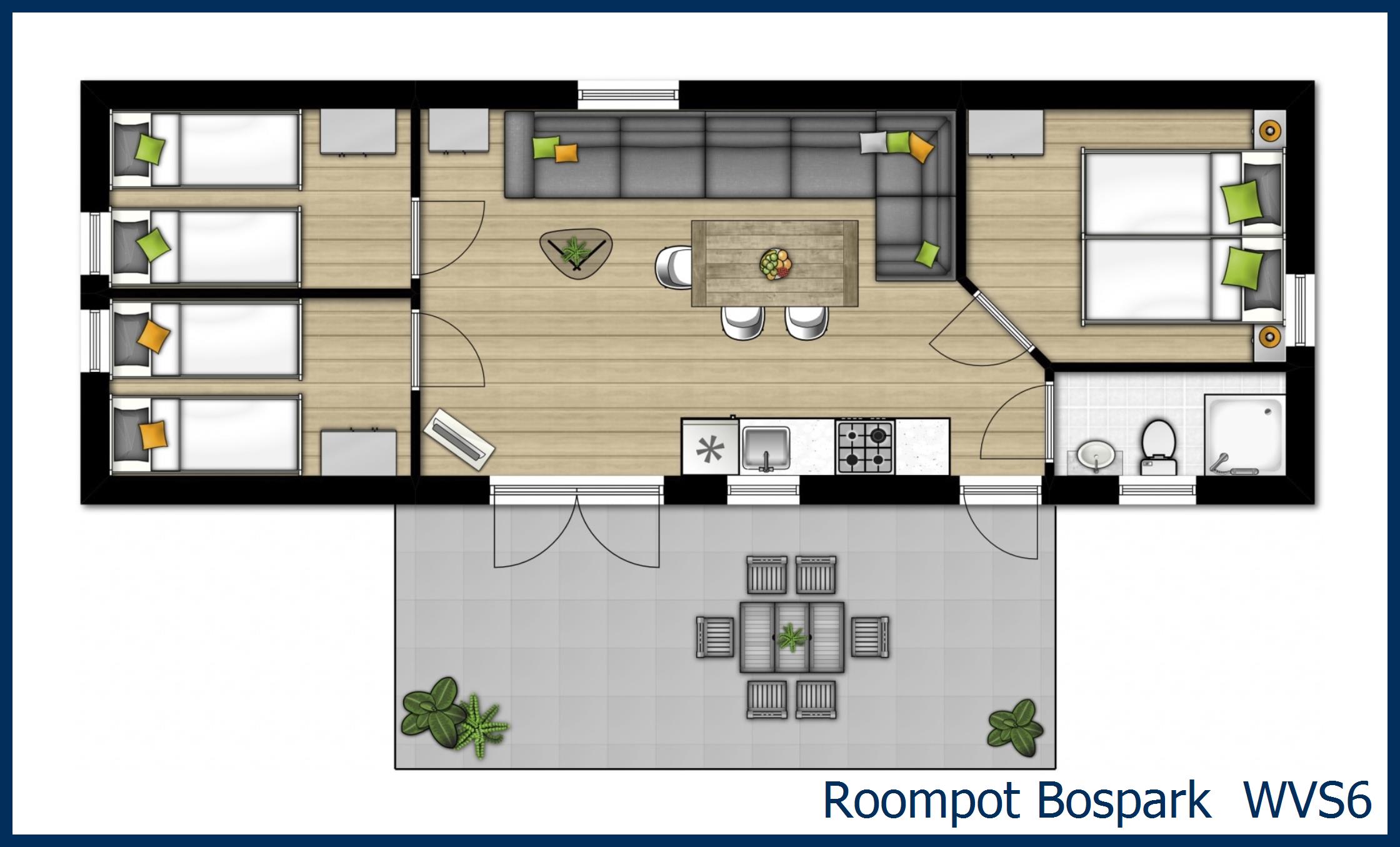 Chalet WVS6 in Bospark 't Wolfsven